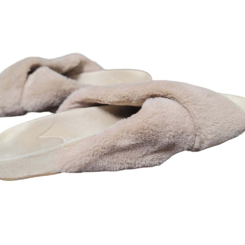 BIRDIES The Robin Tan Faux Fur Sandals - Picture 5 of 12